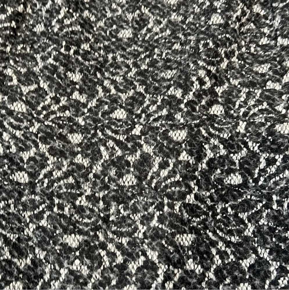 Rebecca Taylor Couquette Bonded Lace Dress Lamb Leather Trim Size 6 - Picture 16 of 16